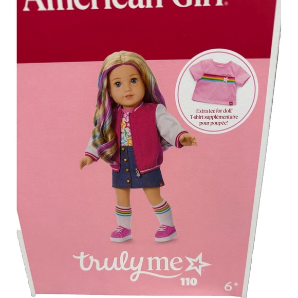 American Girl, Truly Me 18-inch Doll #110 with Blue Eyes, Wavy Blonde Hair NEW - Picture 7 of 9